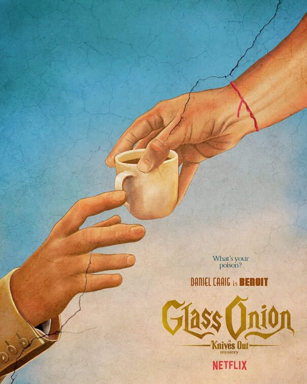 1000 piece jigsaw puzzle for the movie poster: Glass Onion: A Knives Out Mystery (2022) ver30
