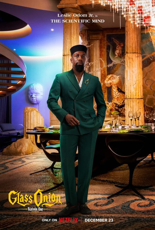 1000 piece jigsaw puzzle for the movie poster: Glass Onion: A Knives Out Mystery (2022) ver7
