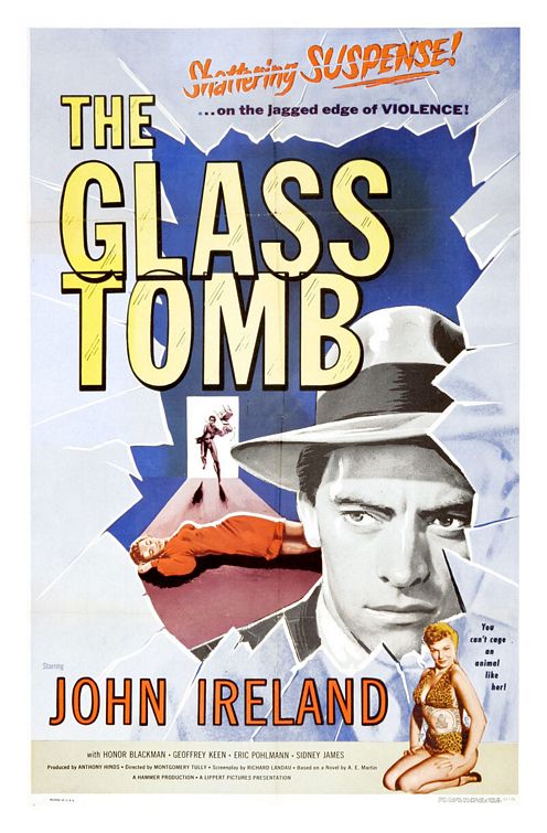 the movie poster: The Glass Tomb (aka The Glass Cage) (1955)