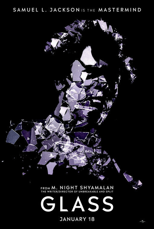1000 piece jigsaw puzzle for the movie poster: Glass (2019) ver19