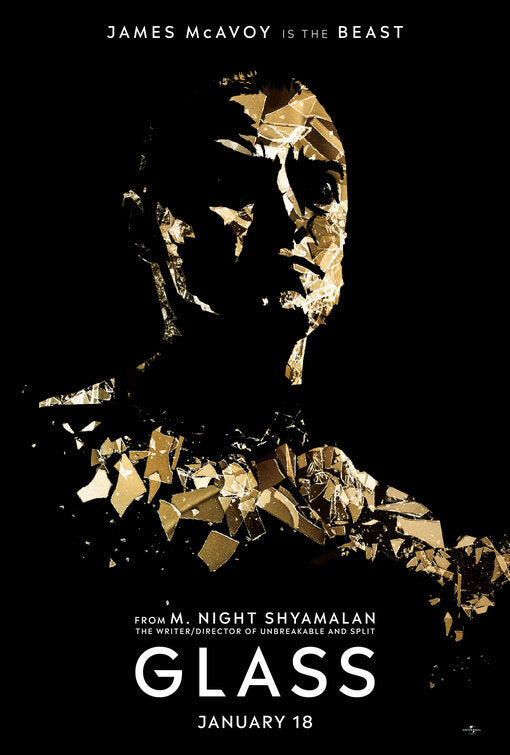 1000 piece jigsaw puzzle for the movie poster: Glass (2019) ver20