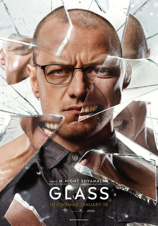 1000 piece jigsaw puzzle for the movie poster: Glass (2019) ver6