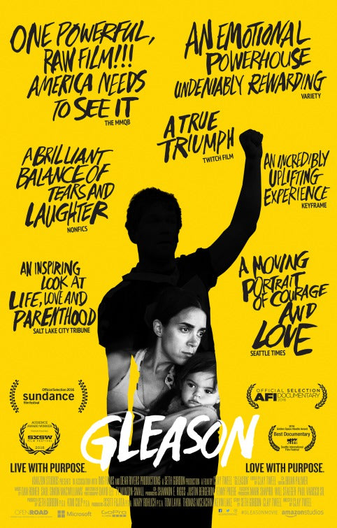 1000 piece jigsaw puzzle for the movie poster: Gleason (2016)