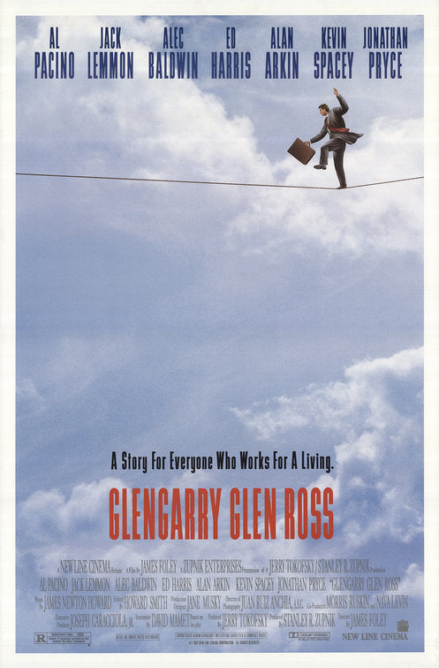 the movie poster: Glengarry Glen Ross (1992) ver1