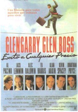 the movie poster: Glengarry Glen Ross (1992) ver2