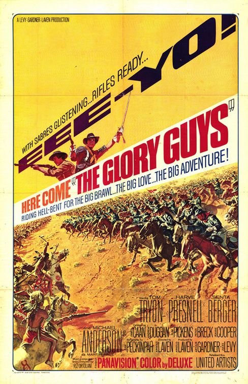 the movie poster: The Glory Guys (1965)