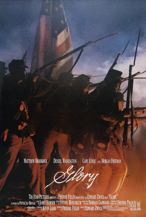 the movie poster: Glory (1989) ver1