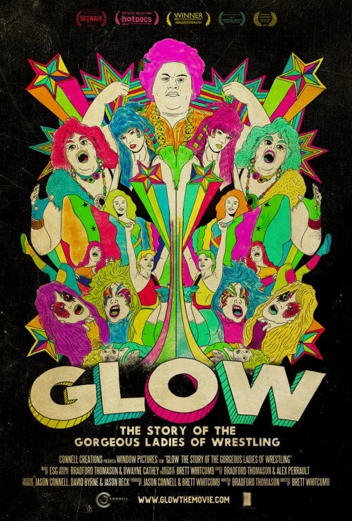 1000 piece jigsaw puzzle for the movie poster: GLOW: The Story of the Gorgeous Ladies of Wrestling (2012)