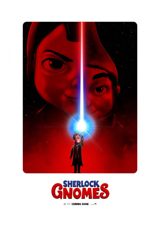 1000 piece jigsaw puzzle for the movie poster: Sherlock Gnomes (2018) ver12