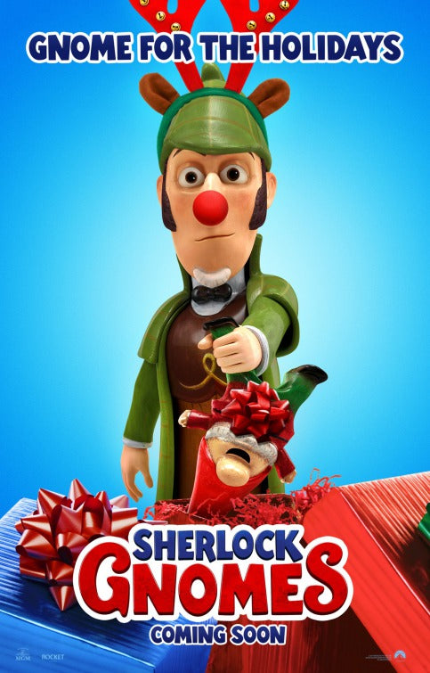 1000 piece jigsaw puzzle for the movie poster: Sherlock Gnomes (2018) ver13