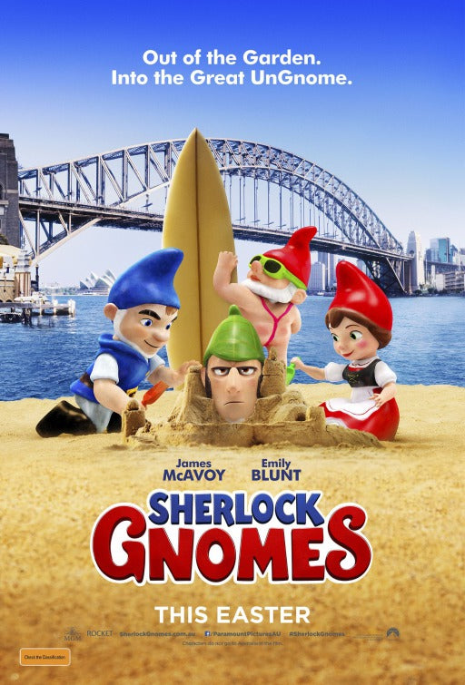 1000 piece jigsaw puzzle for the movie poster: Sherlock Gnomes (2018) ver16
