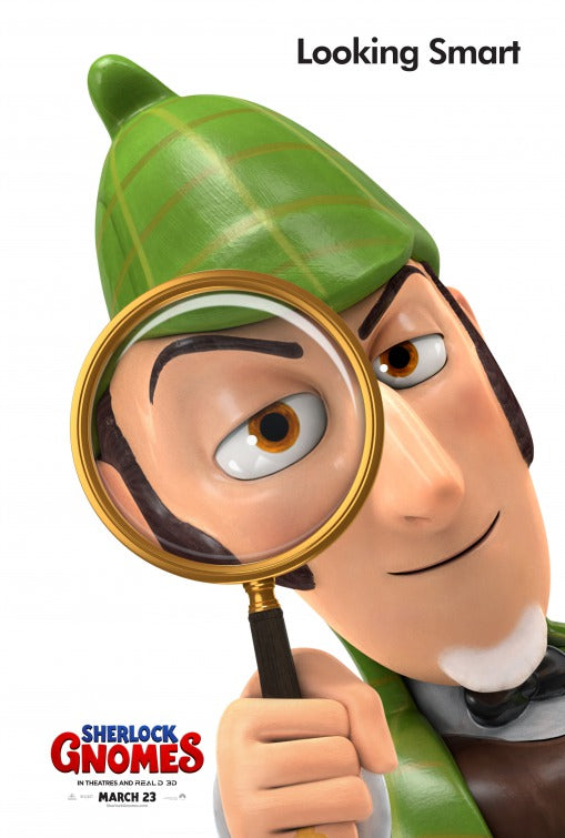 1000 piece jigsaw puzzle for the movie poster: Sherlock Gnomes (2018) ver17