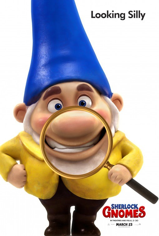 1000 piece jigsaw puzzle for the movie poster: Sherlock Gnomes (2018) ver20