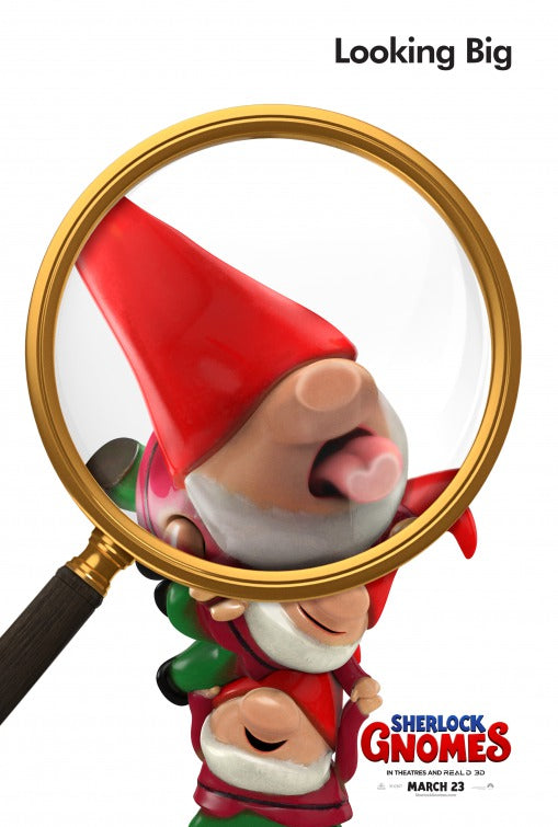 1000 piece jigsaw puzzle for the movie poster: Sherlock Gnomes (2018) ver21