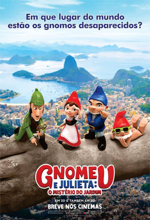1000 piece jigsaw puzzle for the movie poster: Sherlock Gnomes (2018) ver24