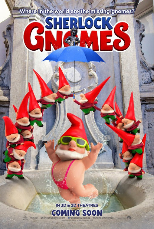 1000 piece jigsaw puzzle for the movie poster: Sherlock Gnomes (2018) ver29