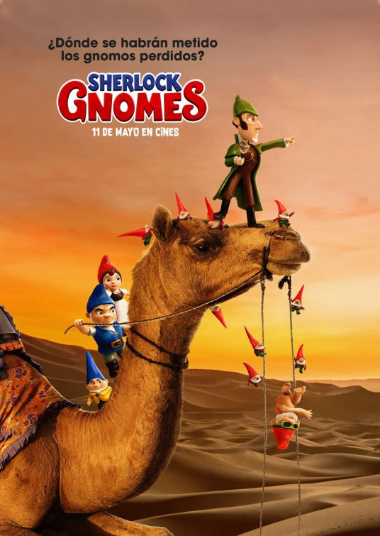 1000 piece jigsaw puzzle for the movie poster: Sherlock Gnomes (2018) ver39