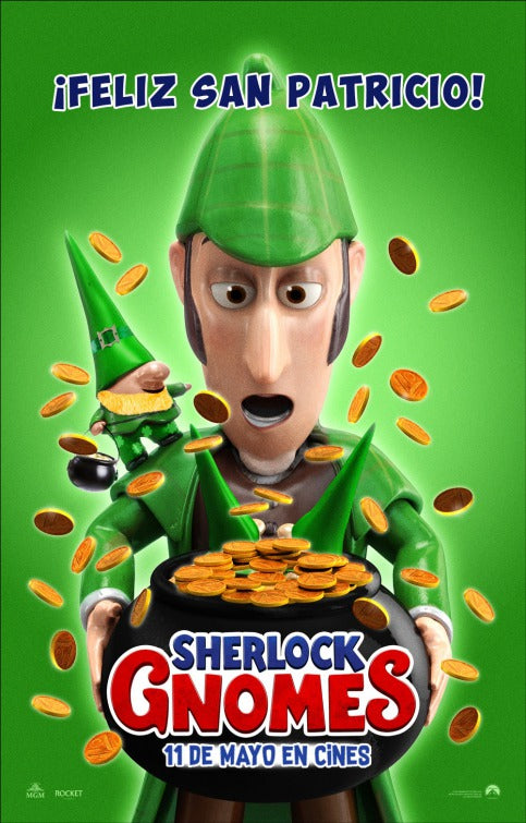 1000 piece jigsaw puzzle for the movie poster: Sherlock Gnomes (2018) ver41