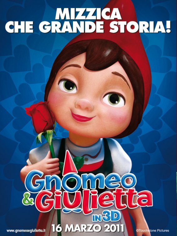 1000 piece jigsaw puzzle for the movie poster: Gnomeo and Juliet (2011) ver10