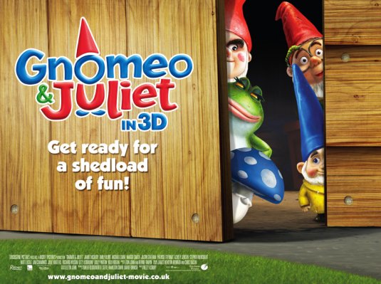 1000 piece jigsaw puzzle for the movie poster: Gnomeo and Juliet (2011) ver16