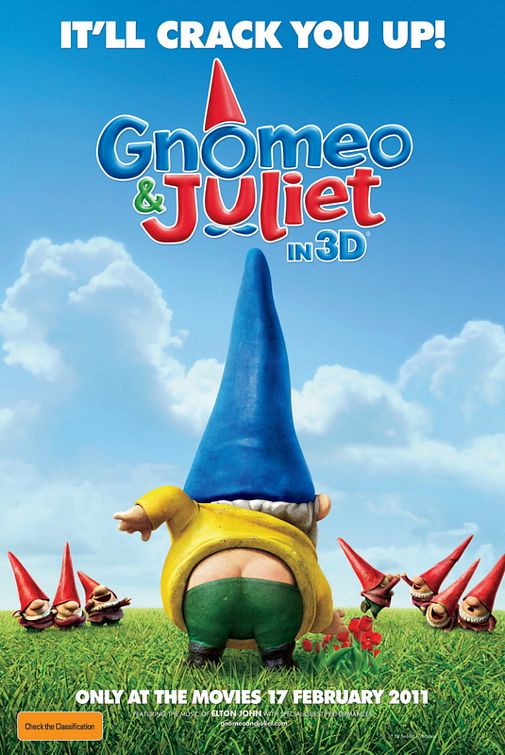 1000 piece jigsaw puzzle for the movie poster: Gnomeo and Juliet (2011) ver2