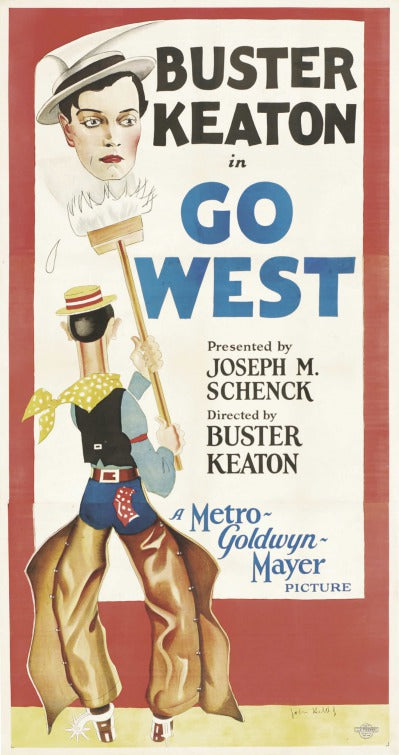 1000 piece jigsaw puzzle for the movie poster: Go West (1925) ver2