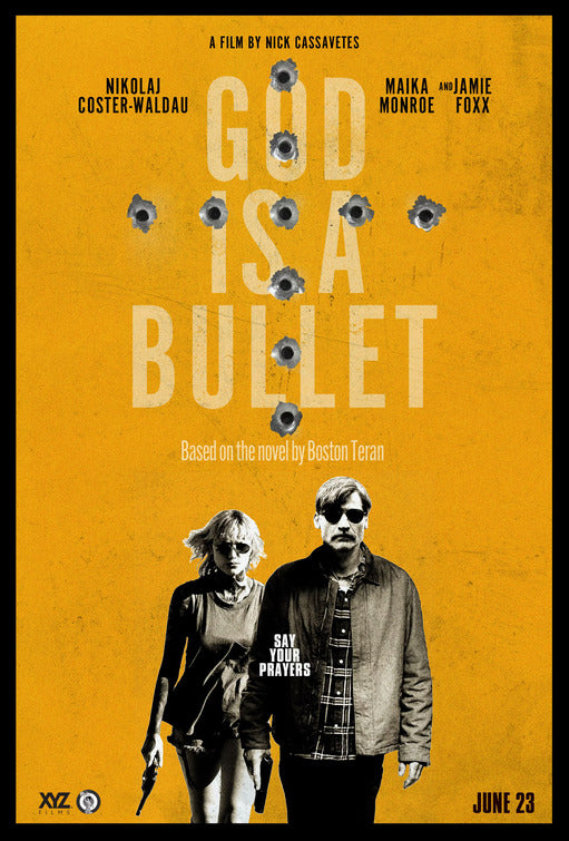 1000 piece jigsaw puzzle for the movie poster: God Is a Bullet (2023)