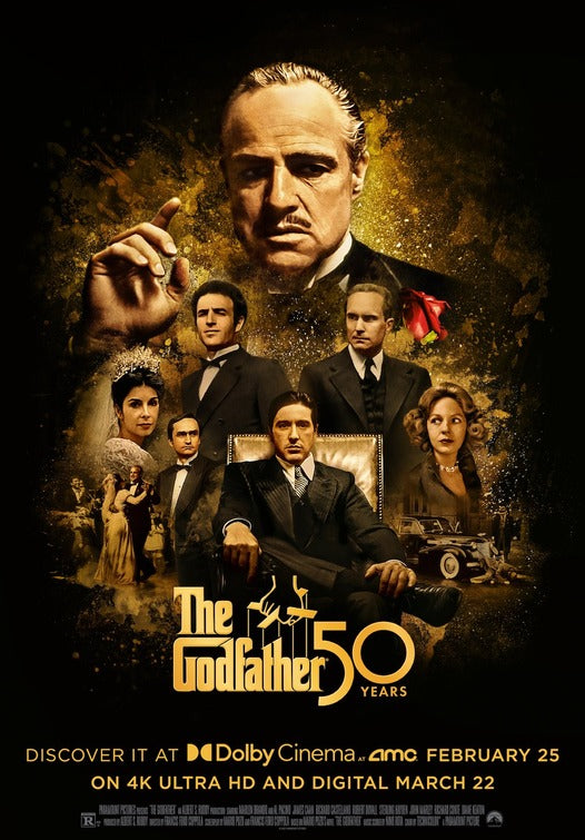 1000 piece jigsaw puzzle for the movie poster: The Godfather (1972) ver3