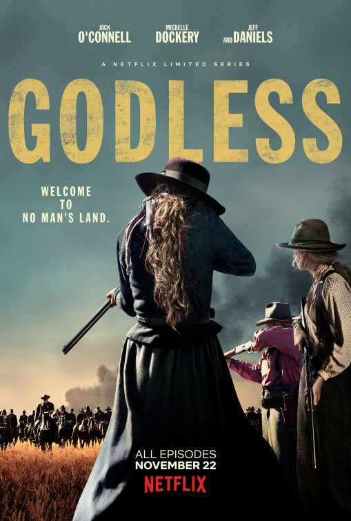 1000 piece jigsaw puzzle for tv poster: Godless