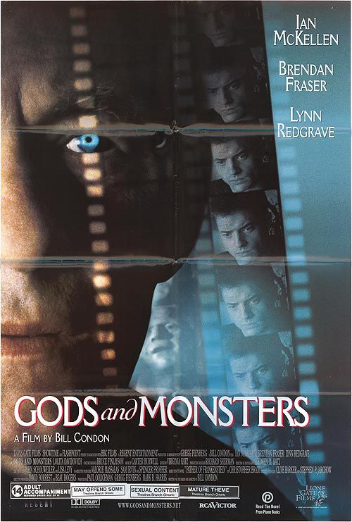 the movie poster: Gods and Monsters (1998)