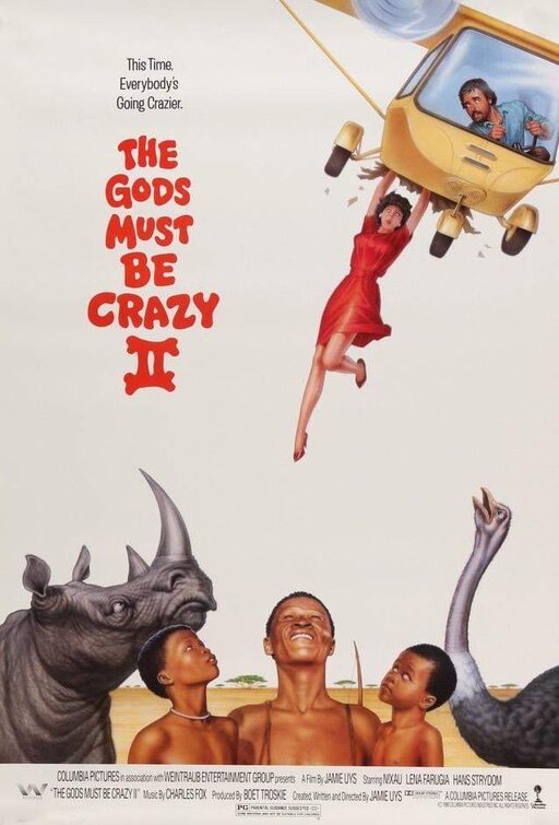 the movie poster: The Gods Must Be Crazy II (1990)