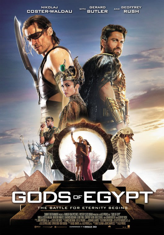 1000 piece jigsaw puzzle for the movie poster: Gods of Egypt (2016) ver12