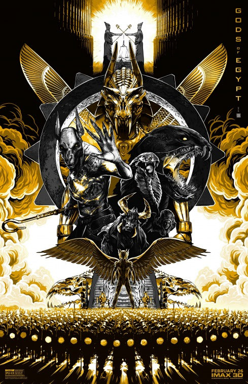 1000 piece jigsaw puzzle for the movie poster: Gods of Egypt (2016) ver15