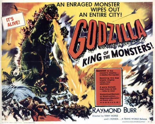the movie poster: Godzilla, King of the Monsters! (1956)