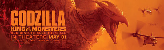 1000 piece jigsaw puzzle for the movie poster: Godzilla: King of the Monsters (2019) ver22