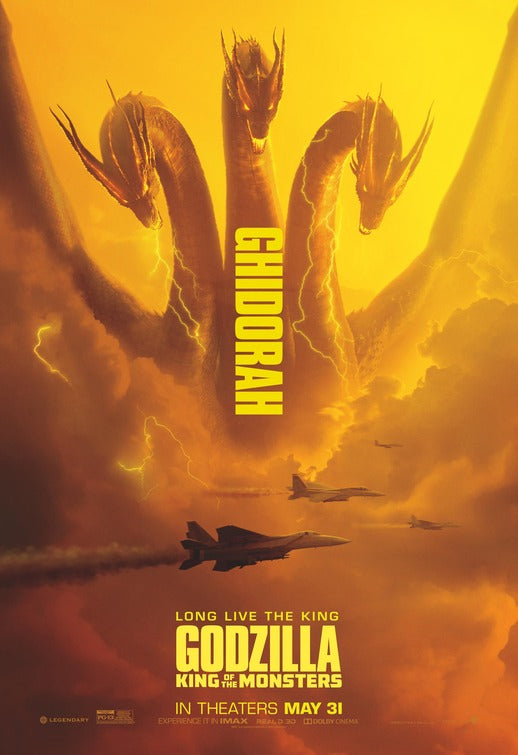 1000 piece jigsaw puzzle for the movie poster: Godzilla: King of the Monsters (2019) ver6