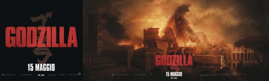 1000 piece jigsaw puzzle for the movie poster: Godzilla (2014) ver18