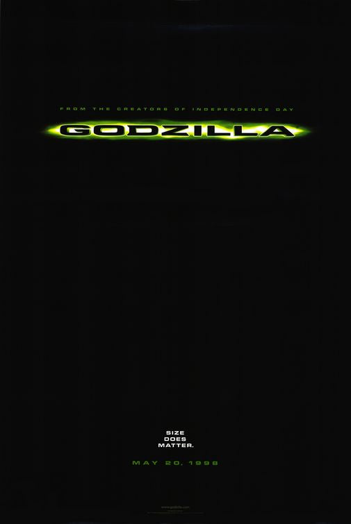 the movie poster: Godzilla (1998) ver2