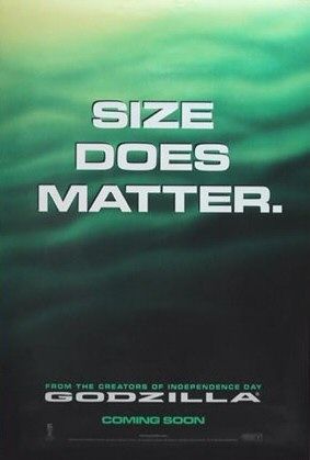 the movie poster: Godzilla (1998) ver3