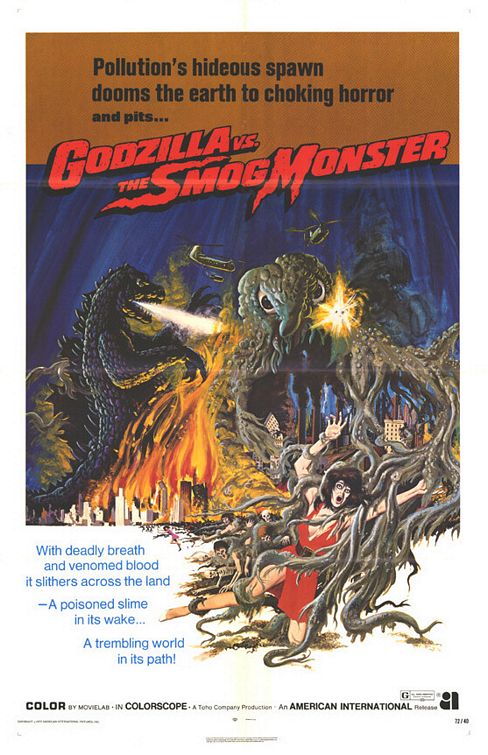 the movie poster: Godzilla vs. the Smog Monster (1972)