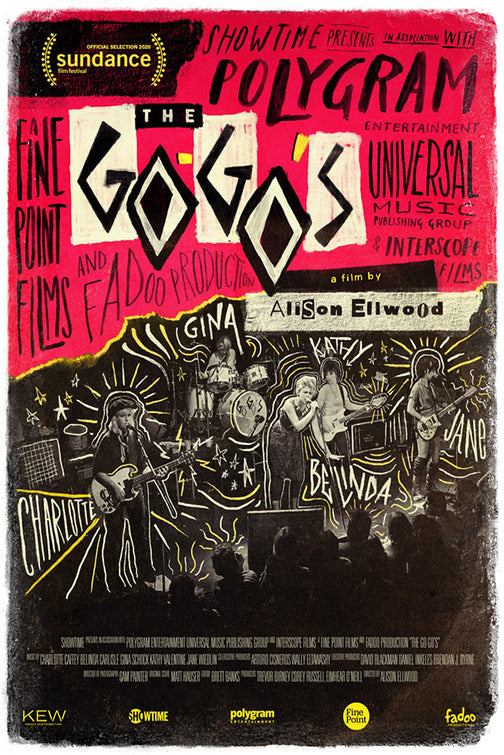1000 piece jigsaw puzzle for the movie poster: The Go-Go's (2020)