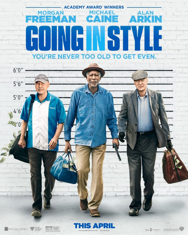 1000 piece jigsaw puzzle for the movie poster: Going in Style (2017)