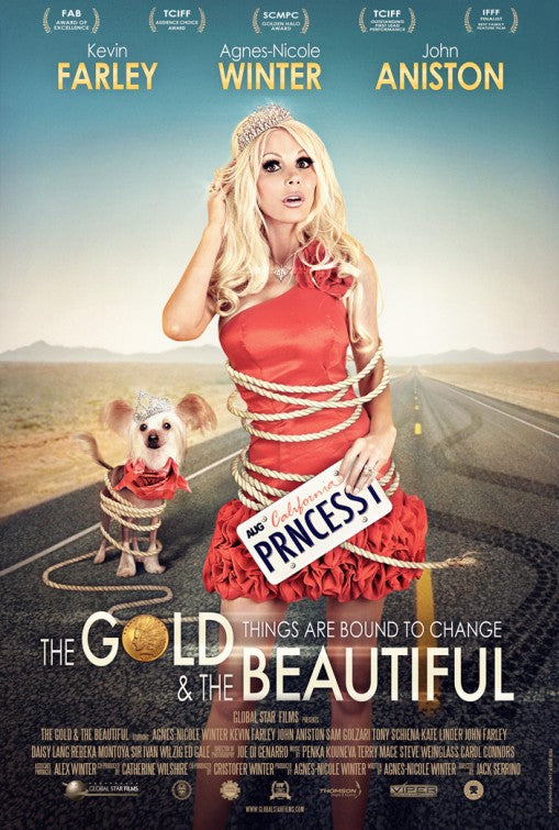 1000 piece jigsaw puzzle for the movie poster: The Gold & the Beautiful (2012)