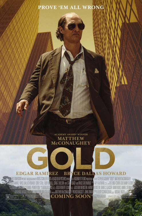 1000 piece jigsaw puzzle for the movie poster: Gold (2016) ver2