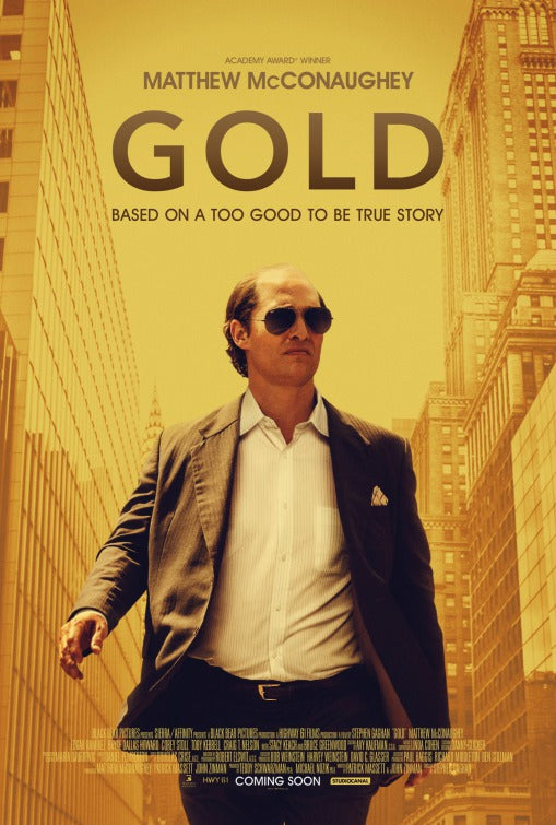 1000 piece jigsaw puzzle for the movie poster: Gold (2016) ver3