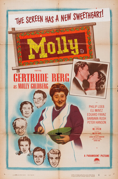1000 piece jigsaw puzzle for the movie poster: Molly (1950)