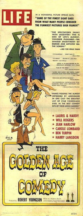 1000 piece jigsaw puzzle for the movie poster: The Golden Age of Comedy (1957) ver2
