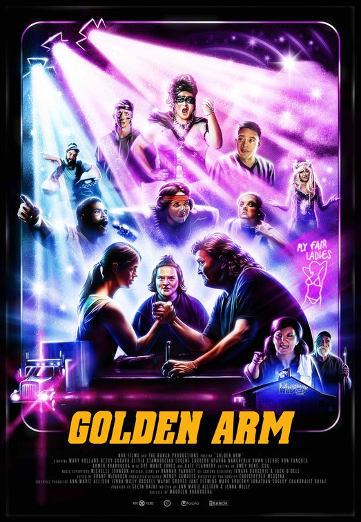 1000 piece jigsaw puzzle for the movie poster: Golden Arm (2021)