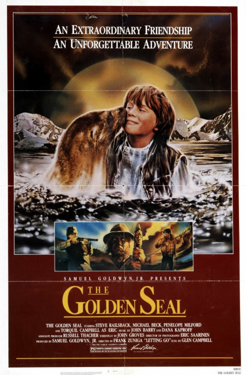 the movie poster: The Golden Seal (1983)