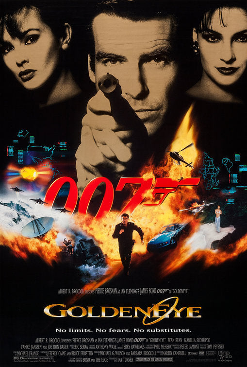 1000 piece jigsaw puzzle for the movie poster: GoldenEye (1995) ver2